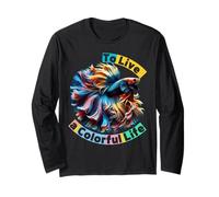 Happy Wonderful Moment To Live a Colorful Life Matching Team Long Sleeve T-Shirt