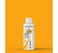 Happy Woody AquaCool Multi Surface, Acrylic, Chalk, Matt, Quick Dry Paint/For Interior and Exterior Use on Furniture, Wood, Plastic, Glass, Ceramic, Stone (150 ml, Kumquat 331)