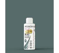 Happy Woody AquaCool Multi Surface, Acrylic, Chalk, Matt, Quick Dry Paint/For Interior and Exterior Use on Furniture, Wood, Plastic, Glass, Ceramic, Stone (150 ml, Slate Grey 873)