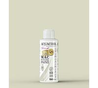 Happy Woody AquaCool Multi Surface, Acrylic, Chalk, Matt, Quick Dry Paint/For Interior and Exterior Use on Furniture, Wood, Plastic, Glass, Ceramic, Stone (150 ml, Linen 147)