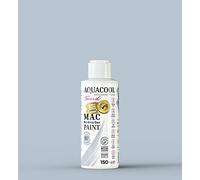 Happy Woody AquaCool Multi Surface, Acrylic, Chalk, Matt, Quick Dry Paint/For Interior and Exterior Use on Furniture, Wood, Plastic, Glass, Ceramic, Stone (150 ml, Light Slate 857)