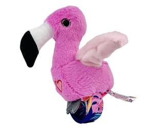 Happy Yappers Flamingo Interactive Plush Bird - Talking Toy with Wing Flapping, Repeating Toy that Mimics Words & Sings - USB Rechargeable for Kids Play & Sensory Fun