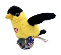 Happy Yappers Oriole Interactive Plush Bird - Talking Toy with Wing Flapping, Repeating Toy that Mimics Words & Sings - USB Rechargeable for Kids Play & Sensory Fun