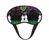 Happy Year Sleep Mask for Side Sleeper, Eye Mask Sleeping for Women Men,for Sleeping with Elastic Band