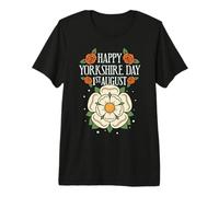 Happy Yorkshire Day 1st August Yorkshire Symbol UK Premium T-Shirt