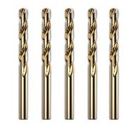 Happyaer 5Pcs 2mm M42 HSS Twist Drill Bit Set High Cobalt Drill Bit for Stainless Steel Wood Metal Drilling