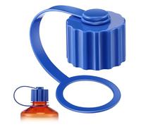 HappyAlley 1 Pack Water Bottle Replacement Cap, Compatible with Nalgene 38mm Diameter Water Bottle, Narrow Mouth Loop Top Lid, BPA Free (Blue)