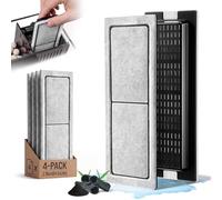 HappyAlley 4 Pack Replacement Carbon D Filter Cartridges Compatible with Imagitarium Fish Tank, Aquarium Carbon Fish Tank Filters - Remove Impurities from Water