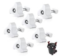 HappyAlley 6 Pack Replacement Parts Compatible with Fluval Canister Filters, Lid Fastener Compatible with Fluval FX6 FX5 FX2 FX4, Secure Fit and Long Lasting