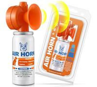 HappyAlley Air Horn, 1.4 oz 120 dB Loud Pet Trainer to Stop Dog Attacking Barking Fighting Jumping, Coyotes Air Horn for Safety, Protect Yourself & Pet While Walking, Orange(1 Pack)