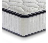 happybeds Memory Foam Pillow Top, SleepSoul Bliss 800 Pocket Spring Medium Tension Mattress with Classic Fillings - 6ft Super King Size (180 x 200 cm)