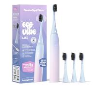 happybrush Electric Toothbrush Eco Vibe Lite [Test Winner] Starter Set - Sonic Toothbrush with 6 Weeks Power Battery Including 3 Replacement Toothbrush Heads Pastel Shades