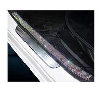HappyERA- 2 Pack Crystal Rhinestone Car Door Entry Guards Scratch Cover Protector Threshold Guard Universal Scratch-Resistant Car Door Sill Stickers Bling Car Rear Bumper Protector Guard - Colorful
