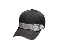 HappyERA- Baseball Cap Sun Visor Hats Casual Sport Cap with Bling Rhinestone Decor Golf Cap - Black