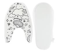 HAPPYFEET SLIPPERS Happy Feet Printed Zlipperz, Sweet Dreams Printed Zlipperz, 5.5-7.5 Women/4.5-6.5 Men