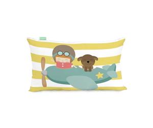 HappyFriday Learning to Fly Cushion Cover, Multi-Colour, 50 x 30 cm
