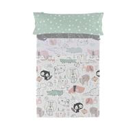 HappyFriday Moshi Moshi Best Buddies Bedding Set Multicolor 105cm Bed 2 Pieces