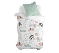 HappyFriday Moshi Moshi Best Buddies Duvet Cover Set Multicolor 80 Bed 2 Pieces