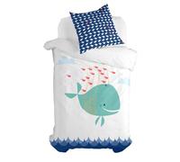 HappyFriday Moshi Moshi Whale Duvet Cover Set Multicolor 80 Bed 2 Pieces
