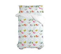 HappyFriday Mr Fox Little Birds Duvet Cover Set Multicolor 105 Bed 2 Pieces