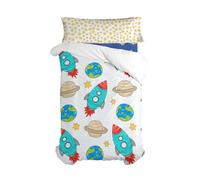 HappyFriday Mr Fox Space Rocket Duvet Cover Set Multicolor 2 Pieces