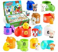 HappyGoLucky Advent Calendar 2025 Kids, Animals Toys for 1 2 3 Year Old Boys Girls Birthday Present Baby Bath Toys, Montessori Toys Kids Educational Toy Xmas Gifts for Toddlers Fidget Toy