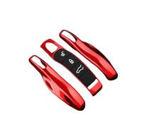 Happyit Car Remote Key Case Fob Covers for Porsche Panamera Spyder Carrera Macan Boxster Cayman Cayenne 911 970 981 991 (Red)