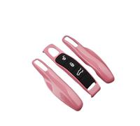 Happyit Car Remote Key Case Fob Covers for Porsche Panamera Spyder Carrera Macan Boxster Cayman Cayenne 911 970 981 991 (Pink)