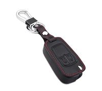 Happyit Leather Car Key Cover Cases keychain for Opel Chevrolet Astra J Corsa D Zafira C Mokka Insignia Cascada Karl Adam Meriva 2 Buttons