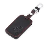 Happyit Leather Car Remote Key Cases Cover for Renault Megane R.S. Scenic 3 Buttons Smart Key Bag