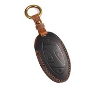 Happyit Leather Remote Key Shell Case Cover for Hyundai IONIQ 6 Grandeur GN7 Kona Ev 2023 lonic 6 Auto Smart Remote Key Accessories 5/7 Buttons (Black+7B)