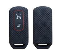 Happyit Silicone Car Key Cover Cases for Honda PCX VARIO Forza 125 150 153 300 X-ADV SH125 SH150 SH300 Scoop Monkey Black (2 Buttons)