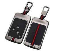 Happyit Zinc Alloy Car Key Cover Case Suitable for Renault Clio Scenic Megane Duster Sandero Captur Twingo Koleos 4 Buttons Smart Key (Matte Colour)