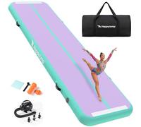 HappyJump Inflatable Gymnastics Air Mat, 3m x 1m x 10cm Tumbling Track