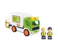 HappyLand Lights and Sounds Bin Lorry For Children Age 2+, Early Learning Centre ELC Recycling Bin Bin Lorry Toy Rubbish Truck People Garbage Playset Gift