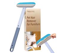HappyLong Pet Hair Remover for Furniture, Reusable, Effective Lint Brush for Dog and Cat Hair - 17.3Inch Multifunctional Fur Removal Tool, Gentle on Couches, Carpets, Car Interiors, Clothes, Bedding