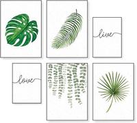 HappyMots Pack of 6 Decorative Sheets - 4 x A3 and 2 x A4 Size | Decorative Wall Panels | Room Decoration | Decorative Sheets for Pictures | No Frames Included