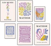 HappyMots Pack of 6 Decorative Sheets - 4 x A3 and 2 x A4 Size | Decorative Wall Panels | Room Decoration | Decorative Sheets for Pictures | No Frames Included