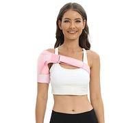 HAPPYNA Shoulder Adjustable Stabilizer, Adjustable Shoulder Brace Men Women, Relief Shoulder Injuries, Tendonitis, Labrum Tear, Pain, Arthritis, Bursitis, Scapula Tendonitis (One Size),A