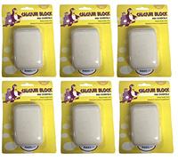 HAPPYPET CAGE BIRD BUDGIE PARROT LARGE MINERAL CALCIUM BLOCK STONE X 6 PACK