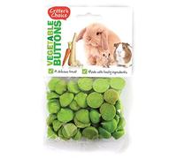 HAPPYPET Critter's Choice Vegetable Buttons 40g Small Animal Treat Reward
