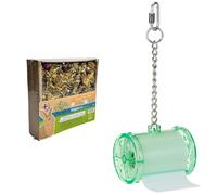 HAPPYPET Edible Flower Foraging Tray for Small Animals + Happy Pet The Bird House Shred It Toy | Natural Treat & Interactive Play Bundle for Rabbits, Guinea Pigs, Hamsters & Birds