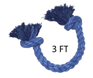 HAPPYPET GIANT KING SIZE TOUGH ROPE TUG DOG PUPPY TOY TUGGER 2 SIZE GIANT BREEDS