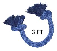 Nuts For Knots King Size Cotton Rope Log Toy for Dogs Large Strong Fun Interactive Outdoor Chewing Playing Tugging Durable Washable for All Breeds