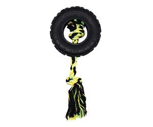 happypet Grrrelli Tyre Tugger - Med,Black