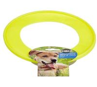 Happy Pet Hoop La Hoop Dog Toy Strong Tough Fun Interactive Chewing Outdoor Playing Catch Fetch Lightweight Tugging Throwing for All Breeds 990g - L