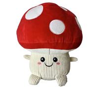 Happy Pet Jumbo Mushroom Large Plush Dog Toy - Super Soft Stuffed Animal Character Enjoyable for Pets Big Huggable Comfortable Companion