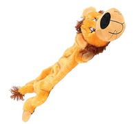HAPPYPET "Mad About Pets Plush Lion Wild Crinkler Dog Toy | Unstuffed crinkle dog toy - lightweight plush with crinkle sound to keep dogs entertained for hours