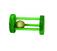 Happy Pet Wooden Rattler Natural Wood Small Animal Chew - Circle - Green