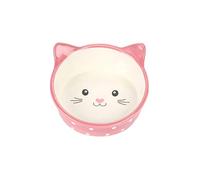 HAPPY PET Polka Cat Bowl | Color: Blue